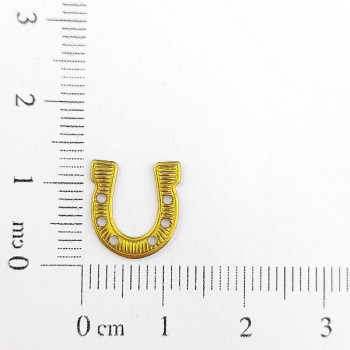 AC LATÃO FERRADURA FUROS S/ ARG