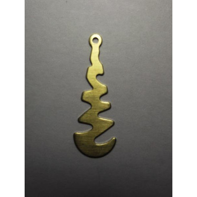 AC LATÃO GOTA M ZIG ZAG LISA 1 ARG