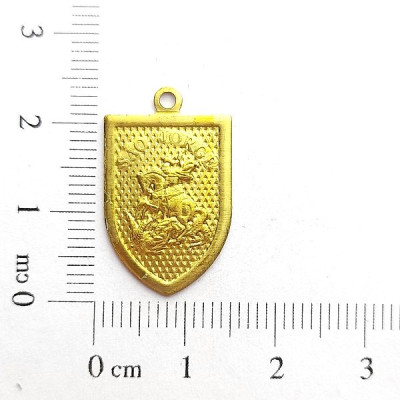 AC LATÃO ESCUDO SÃO JORGE 1 ARG