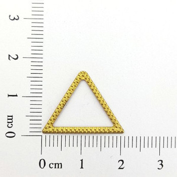 AC LATÃO TRIANGULO VZD TXT S/ FURO