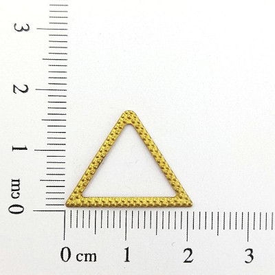 AC LATÃO TRIANGULO VZD TXT S/ FURO