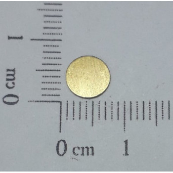 AC LATÃO REDONDO 7MM LISO RETO CHEIO S/ FURO