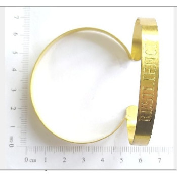 AC LATÃO BRACELETE RESILIÊNCIA S/ FURO