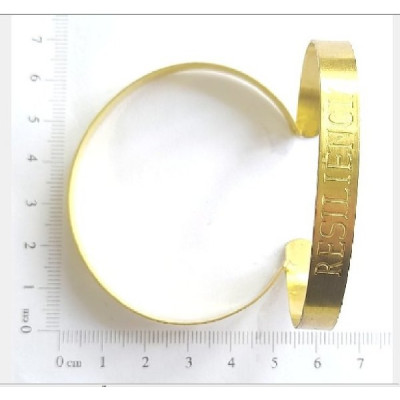 AC LATÃO BRACELETE RESILIÊNCIA S/ FURO