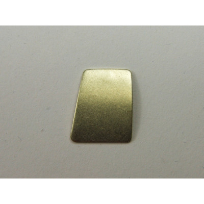 AC LATÃO RETANGULO G PONTA LISO ESQUERDO S/ FURO