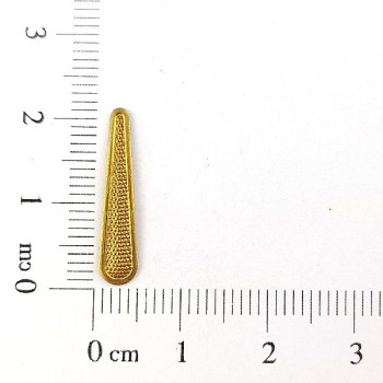 AC LATÃO GOTA FINA COMPRIDA TXT S/ FURO