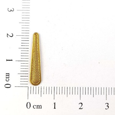 AC LATÃO GOTA FINA COMPRIDA TXT S/ FURO