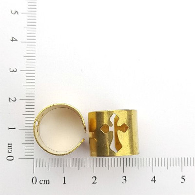 ANEL FALANGE REGULAVEL CRUZ VAZADA 2 FURO