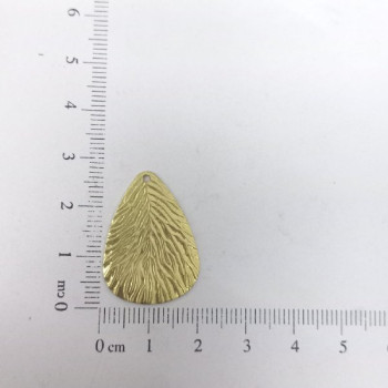 AC LATÃO PÉTALA DE FLOR 25MM 1FURO