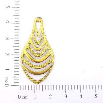 AC LATÃO GOTA INTERCALADA TXT VZD 1 FURO