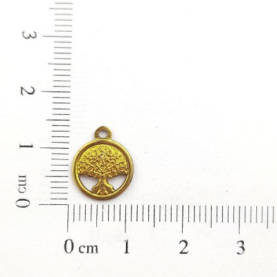 AC LATÃO REDONDO ÁRVORE VIDA VZD 1 ARG