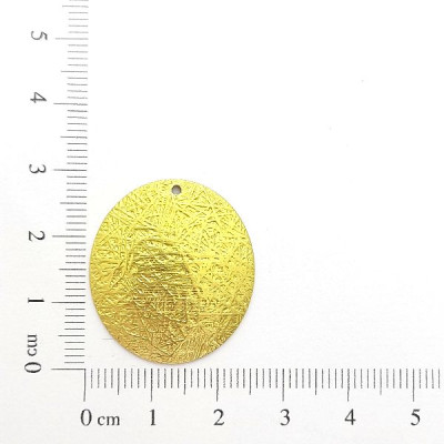 AC LATÃO OVAL CHEIO TXT SECA 1 FURO