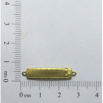 AC LATÃO PLAQUINHA INFANTIL PEZINHO