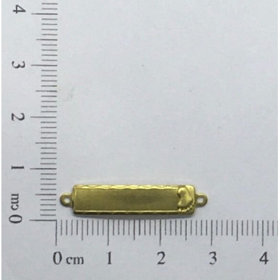 AC LATÃO PLAQUINHA INFANTIL PEZINHO