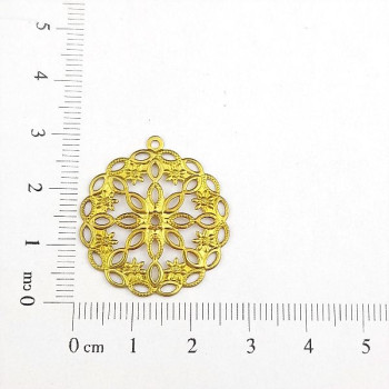 AC LATÃO MANDALA DE FLORES VZD 1 ARG