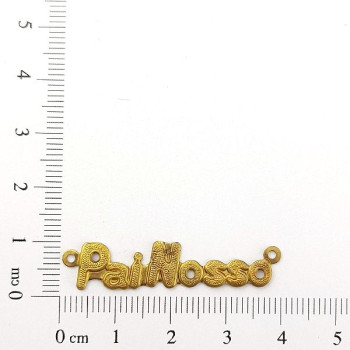 AC LATÃO ESCRITA PAI NOSSO PONTILHADOS 2 ARG