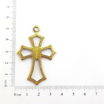 AC LATÃO CRUZ G PONTA TXT MADEIRA VZD 1 ARG