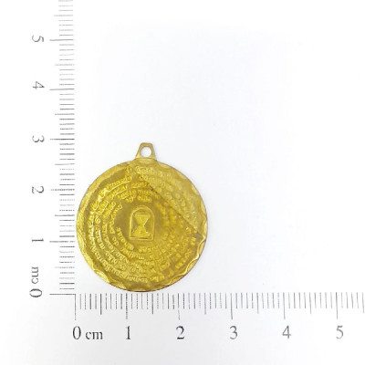 AC LATÃO 10 MANDAMENTOS 23,5 DIÂMENTRO 1 ARG