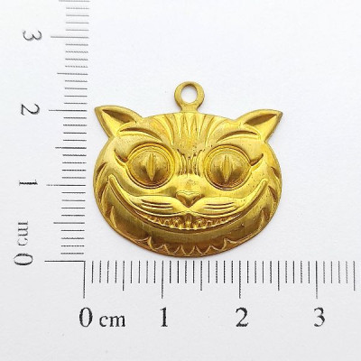 AC LATÃO FACE DE GATO ALICE