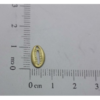 AC LATÃO BÚZIOS M 10MM 1 FURO