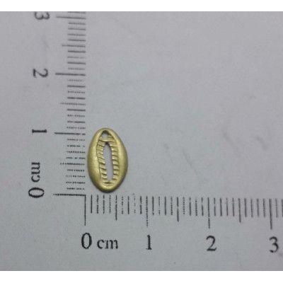 AC LATÃO BÚZIOS M 10MM 1 FURO