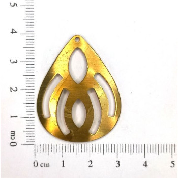 AC LATÃO GOTA G LISA 6 VZD 1 FURO