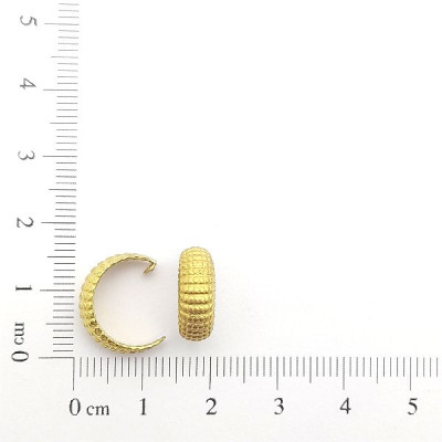 AC LATÃO ARGOLA NAVETE P TXT BOLINHAS