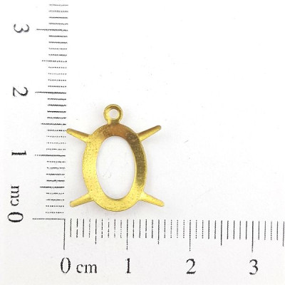 AC LATÃO CHATÃO OVAL 10X14 1 ARG