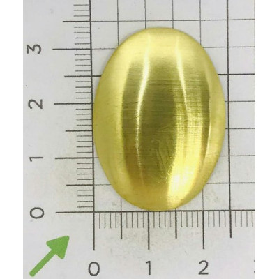 AC LATÃO OVAL G LISO ABL 1 FURO