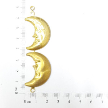 AC LATÃO LUA ESTAMPADA DUPLA