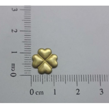 AC LATÃO TREVO G 12MM ABL LISO S/ FURO