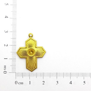 AC LATÃO CRUZ P TXT MADEIRA PONTO DE LUZ 1 ARG