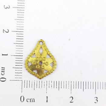 AC LATÃO GOTA P PONTILHADOS 1 FURO