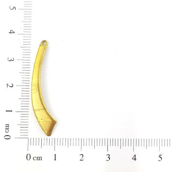 AC LATÃO VIRGULA LISA ABL DIREITO 1 FURO