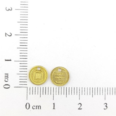 AC LATÃO REDONDO P MANDAMENTO III 1 FURO