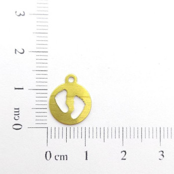 AC LATÃO REDONDO P PÉZINHO VZD 1 ARG