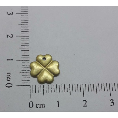 AC LATÃO TREVO G 12MM ABL LISO 1 FURO