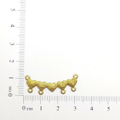 AC LATÃO CANGA 5 CORAÇÕES MAMÃE 6 ARG