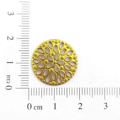 AC LATÃO REDONDO VZD FLOR