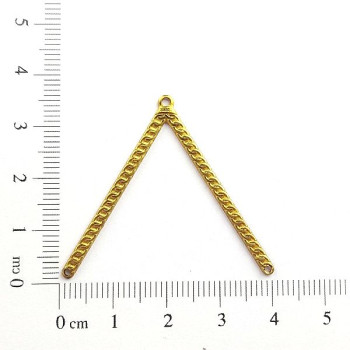 AC LATÃO FORQUILHA ELOS 1 ARG 2 FUROS