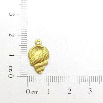 AC LATÃO CONCHA DO MAR (CARANGUEJO) 1 ARG