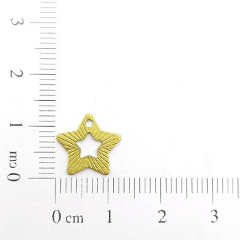 AC LATÃO ESTRELA TXT RISCOS VZD 1 FURO