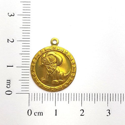 AC LATÃO REDONDO G CACHORRO BORDA 1 ARG