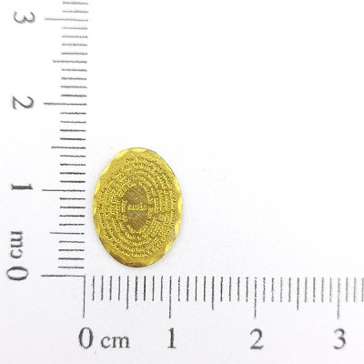 AC LATÃO OVAL P VÓRTICE PAI NOSSO S/ ARG