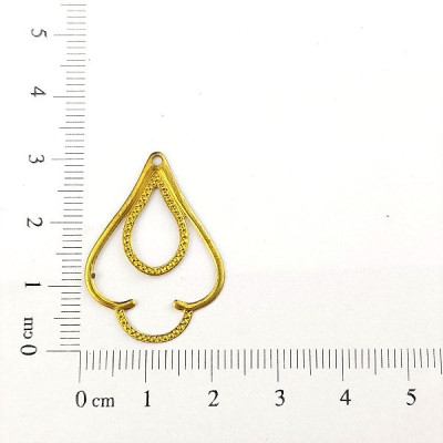 AC LATÃO GOTA FIO VZD 1 FURO