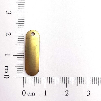 AC LATÃO RETANGULO P LISO ABL 1 FURO