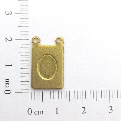 AC LATÃO ESCAPULARIO P/ RESINA