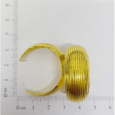 AC LATÃO ARGOLA G NAVETE RISCADA