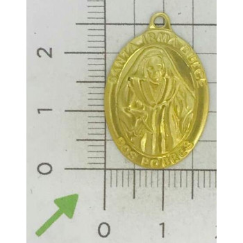 AC LATÃO OVAL IRMÃ DULCE 1 ARG