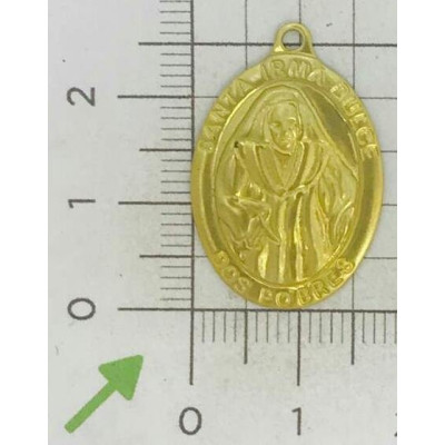 AC LATÃO OVAL IRMÃ DULCE 1 ARG